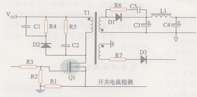图4 反激式变换电路