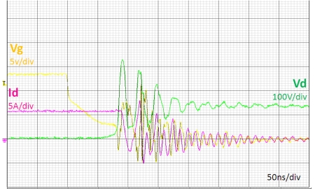 图11：PFC MOSFET驱动被干扰 
