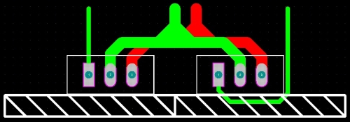 图18：并联MOS散热片共用(并排)
