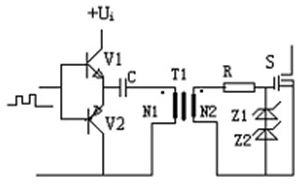 有隔离变压器的互补驱动电路