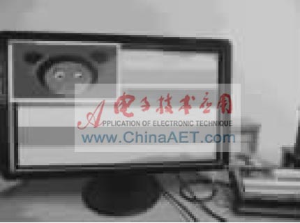 经过放大的ARM图像信号在LCD上的显示（XGA格式）