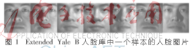 基于局部特征与核低秩表示的人脸识别算法