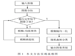 结合分块模糊熵和随机森林的图像分类方法