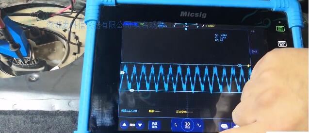 2示波器测量汽车执行器低压燃油泵信号及分析.jpg