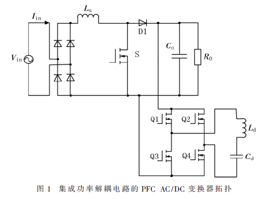 集成功率解耦电路的PFC AC/DC变换器