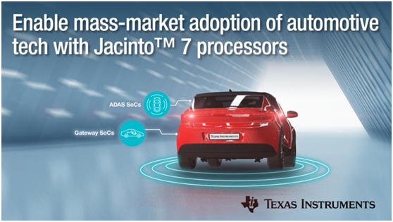 软件定义汽车，TI-Jacinto™ 7助力汽车ADAS技术大众化