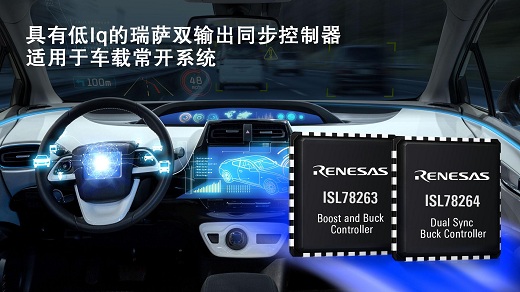 具有低Iq的瑞萨双输出同步控制器，适用于车载常开系统.jpg