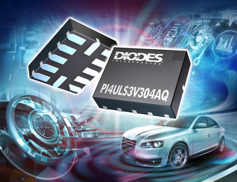 Diodes 公司推出用于汽车产品应用的高速双向双电源自动感应电位转换器 IC