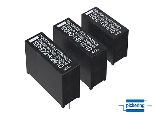 Pickering Electronics SIL/SIP 单列直插舌簧继电器 可承载最高3A 的连续负载电流