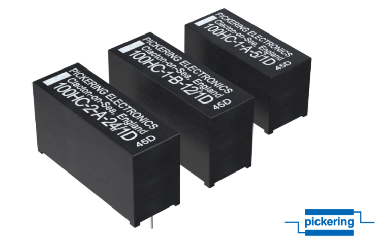 Pickering Electronics SIL／SIP 单列直插舌簧继电器，可承载最高3A 的连续负载电流