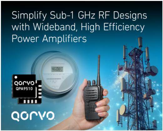 Qorvo推出宽带高效功率放大器QPA9510